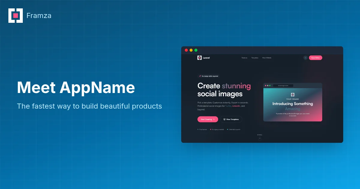 Product Launch template preview